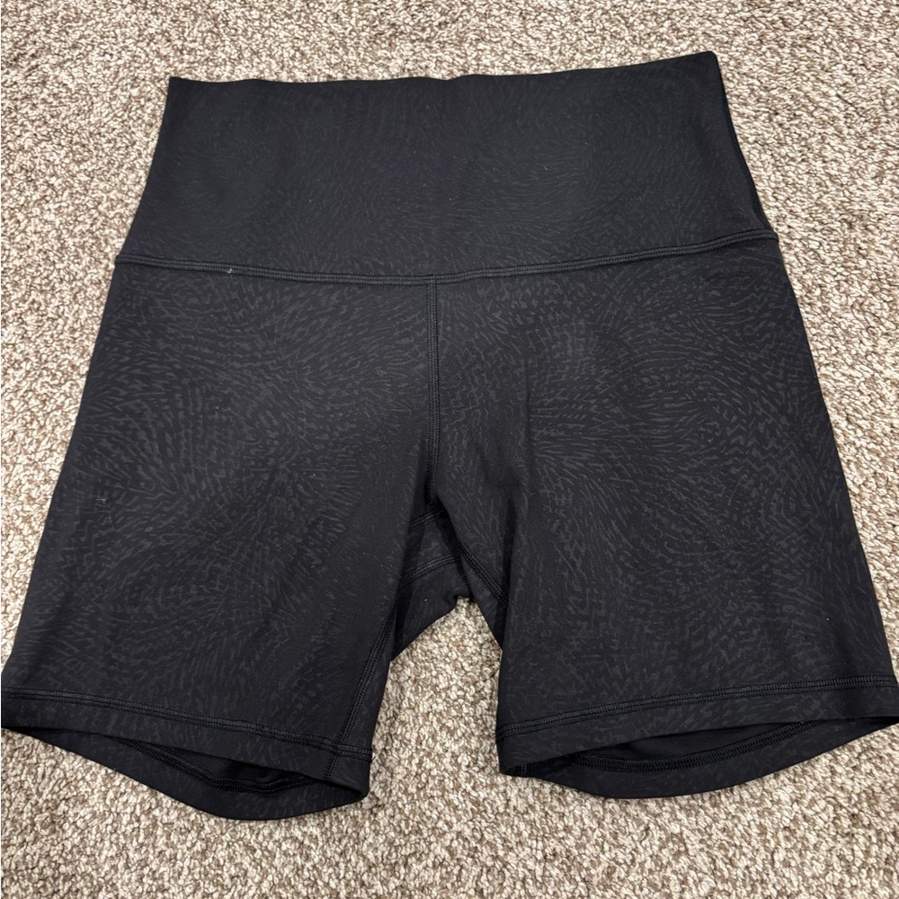 Lululemon high waisted biker shorts size 8
